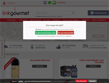 Tablet Screenshot of linkgourmet.com